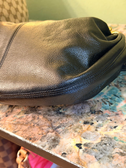 CHLOE BLACK SMALL BRACELET HOBO HANDBAG