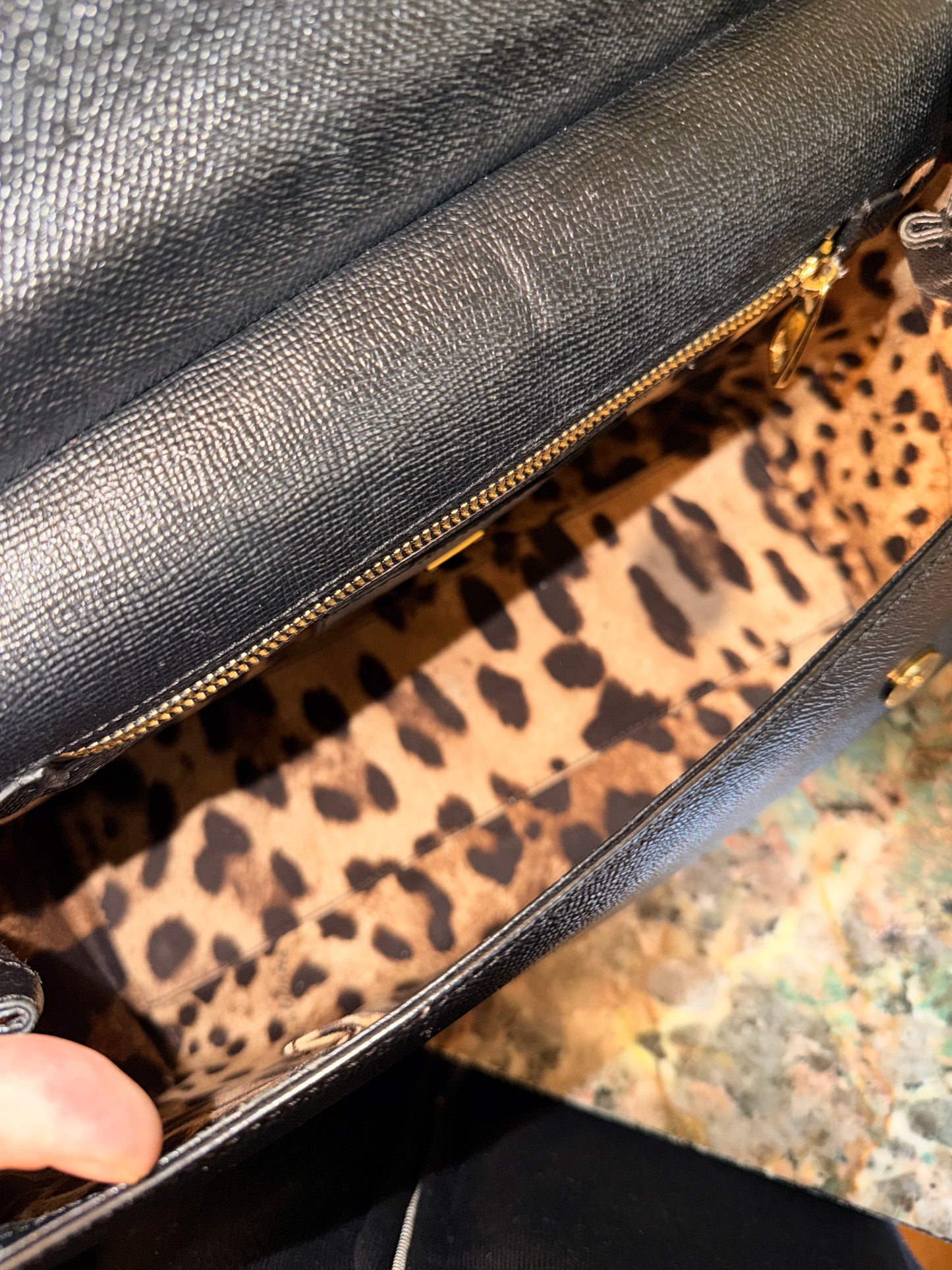 DOLCE & GABBANA BLACK MEDIUM SICILY HANDBAG