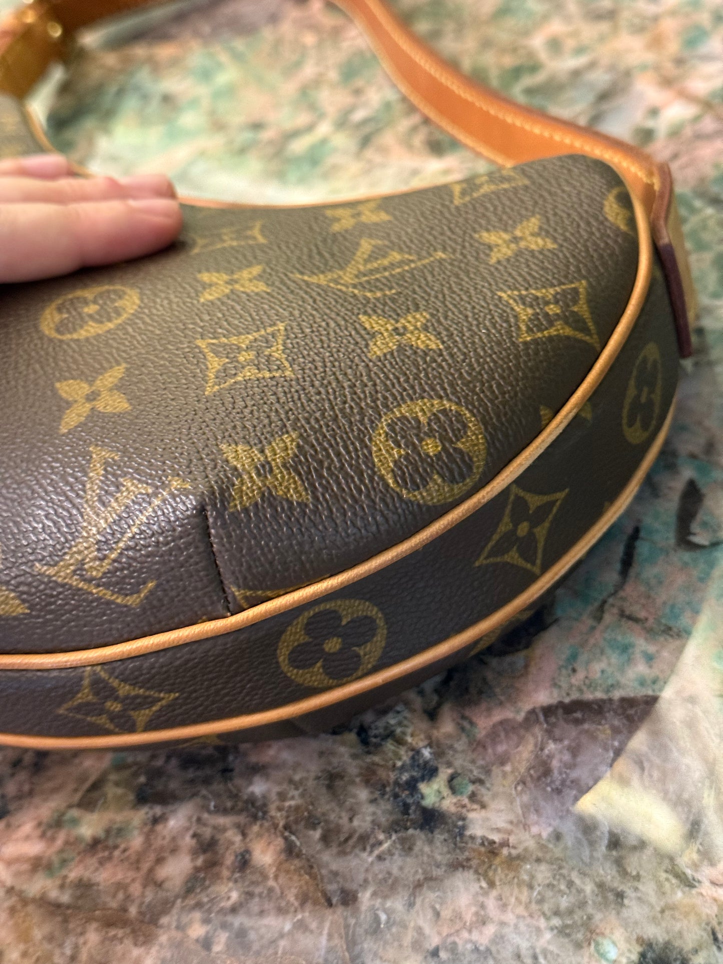 LOUIS VUITTON MONOGRAM POCHETTE CROISSANT