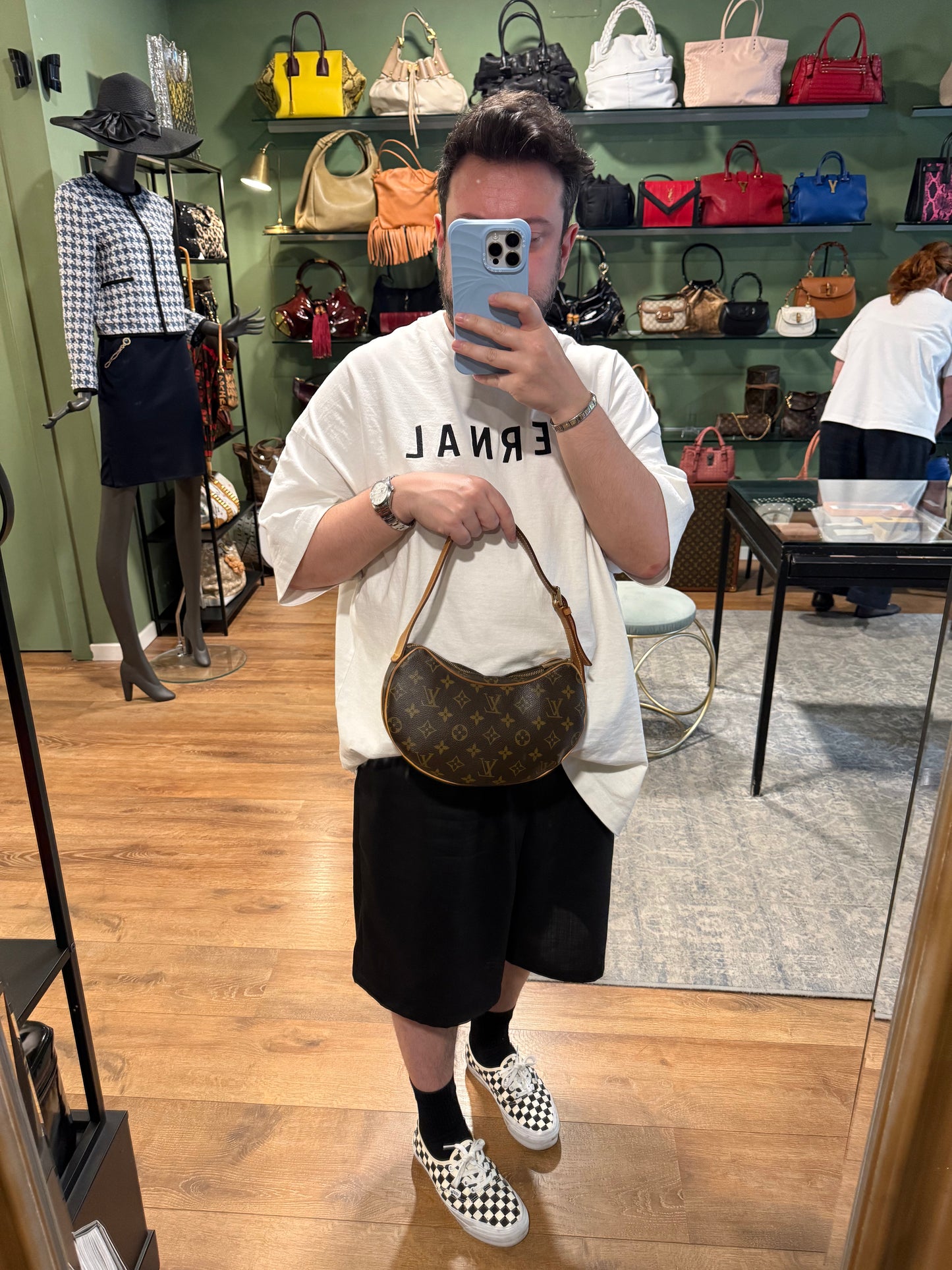 LOUIS VUITTON MONOGRAM POCHETTE CROISSANT