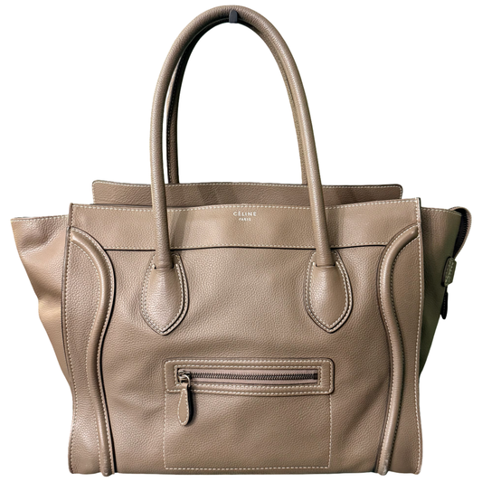 CÈLINE TAUPE LARGE SHOULDER LUGGAGE