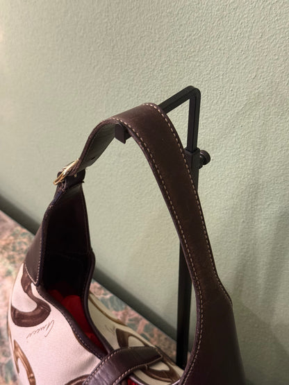 GUCCI HORSEBIT PRINT BOUVIER HOBO BAG
