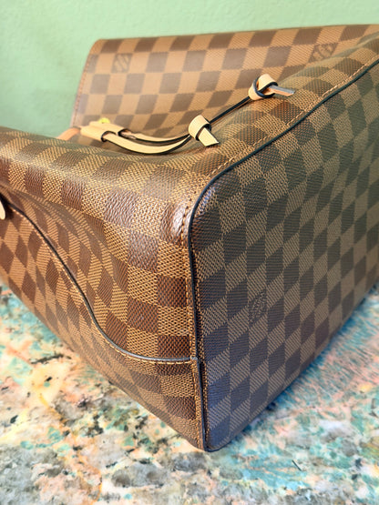 LOUIS VUITTON DAMIER EBENE NEO NOE BUCKET BAG