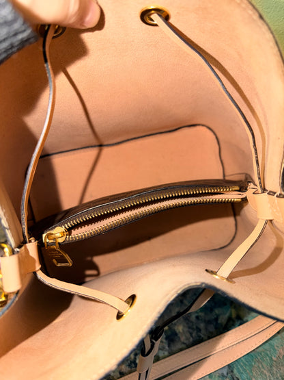 LOUIS VUITTON DAMIER EBENE NEO NOE BUCKET BAG