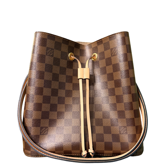 LOUIS VUITTON DAMIER EBENE NEO NOE BUCKET BAG