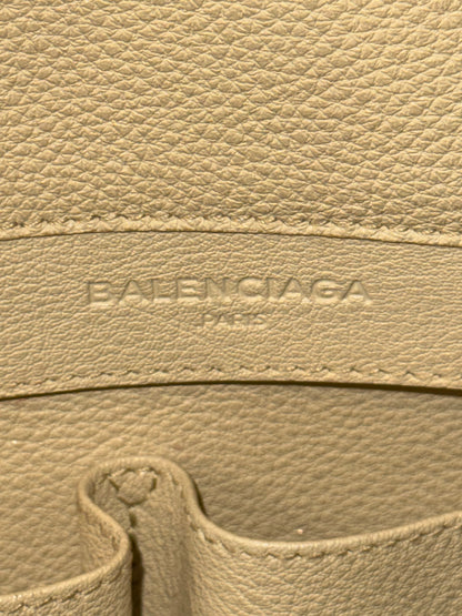BALENCIAGA BUTTER YELLOW LARGE PAPIER EDGE HANDBAG