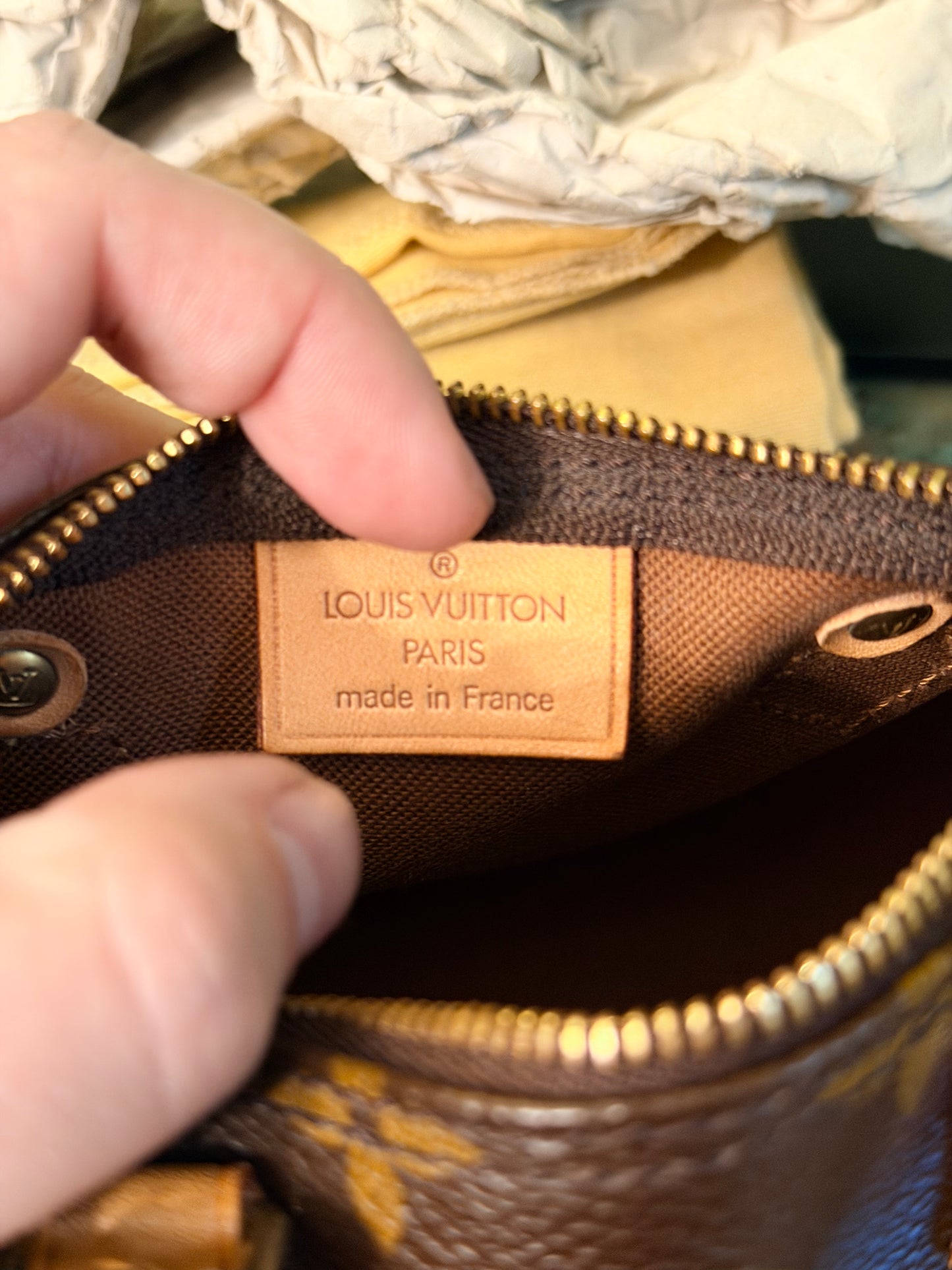 LOUIS VUITTON MONOGRAM NANO SPEEDY HANDBAG