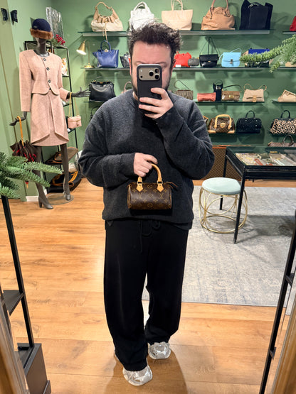 LOUIS VUITTON MONOGRAM NANO SPEEDY HANDBAG