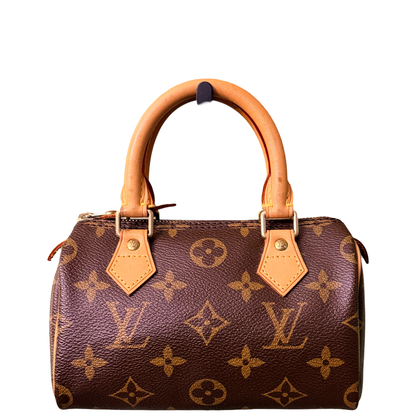 LOUIS VUITTON MONOGRAM NANO SPEEDY HANDBAG