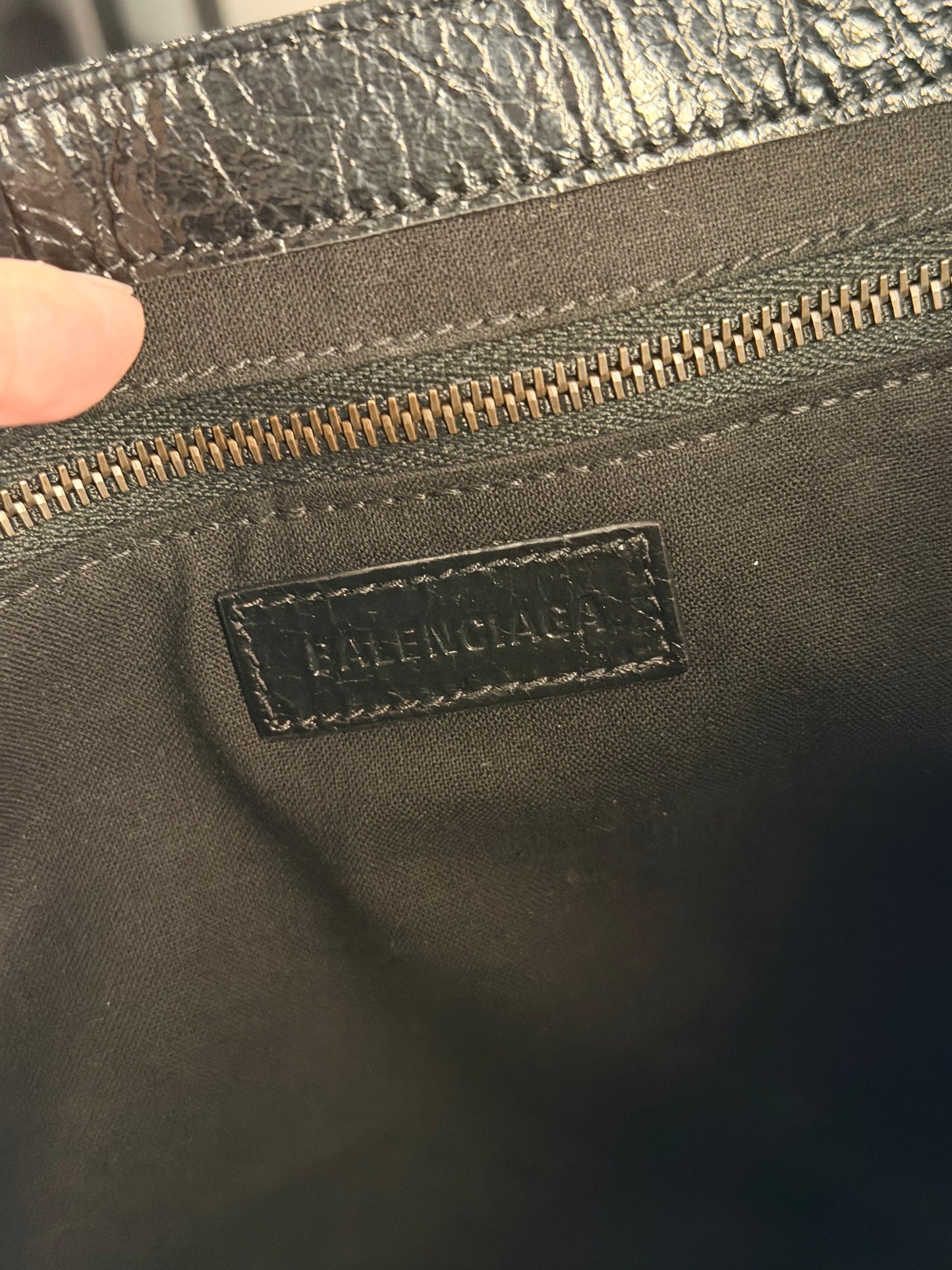 BALENCIAGA BLACK LE CITY POCHETTE