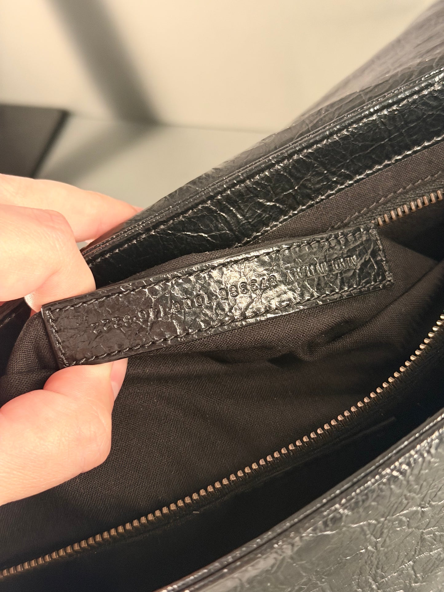 BALENCIAGA BLACK LE CITY POCHETTE