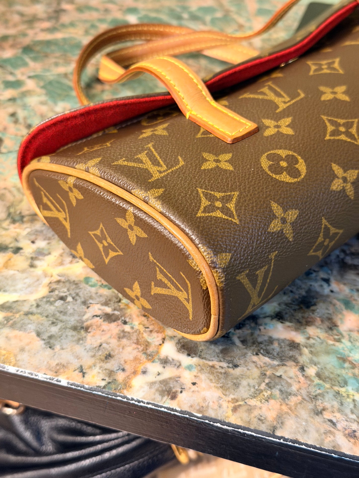 LOUIS VUITTON MONOGRAM SONATINE HANDBAG