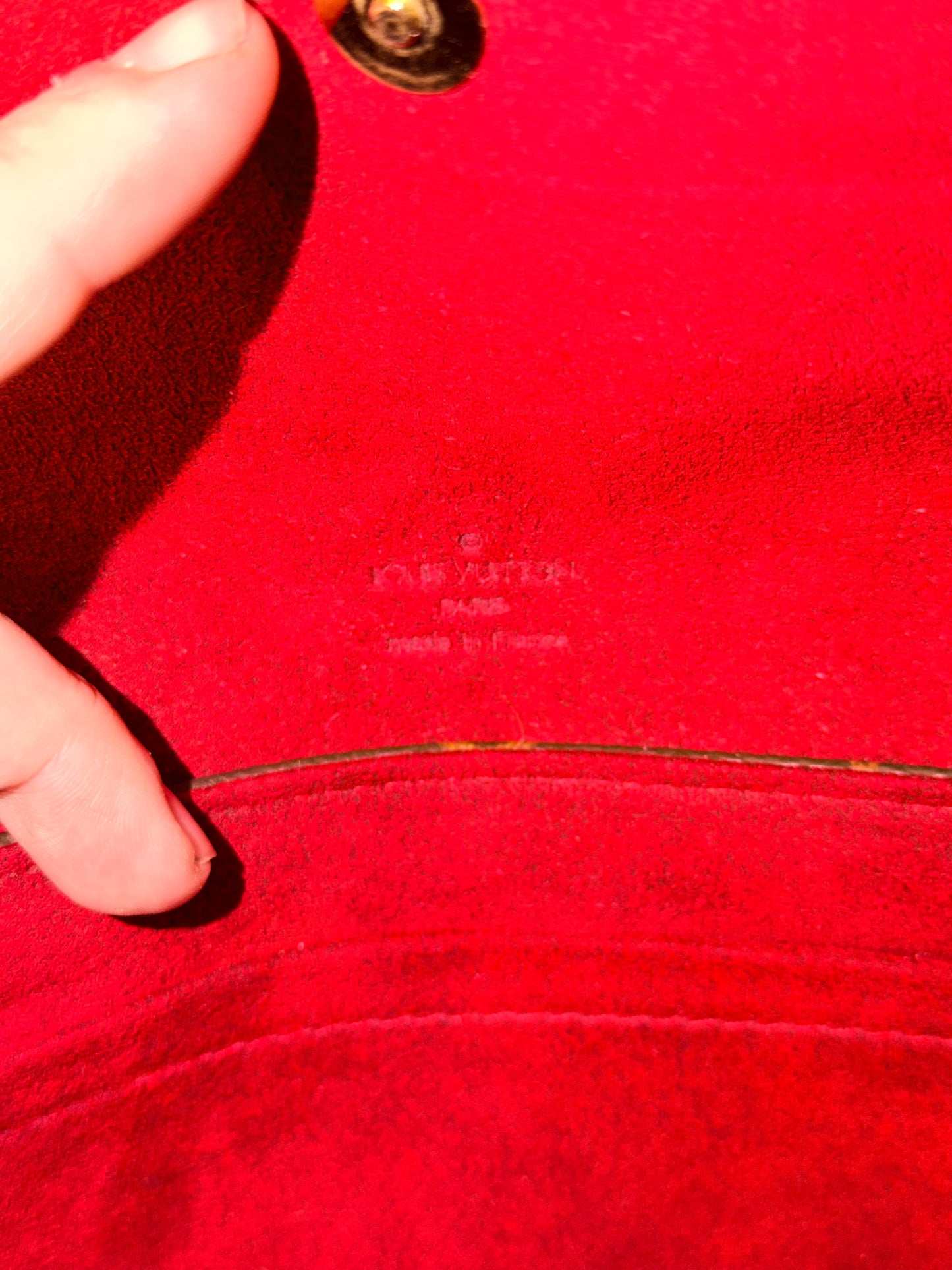 LOUIS VUITTON MONOGRAM SONATINE HANDBAG