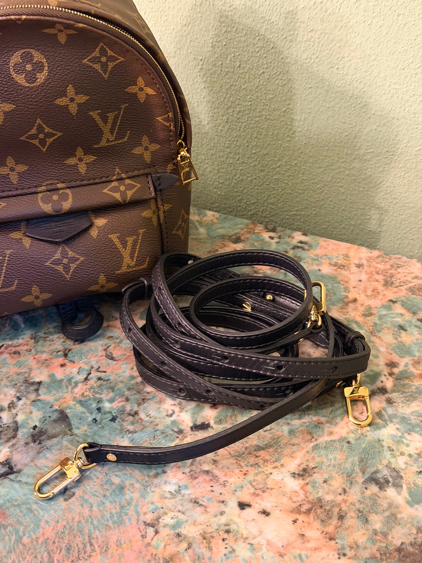 LOUIS VUITTON MONOGRAM MINI PALM SPRINGS BACKPACK