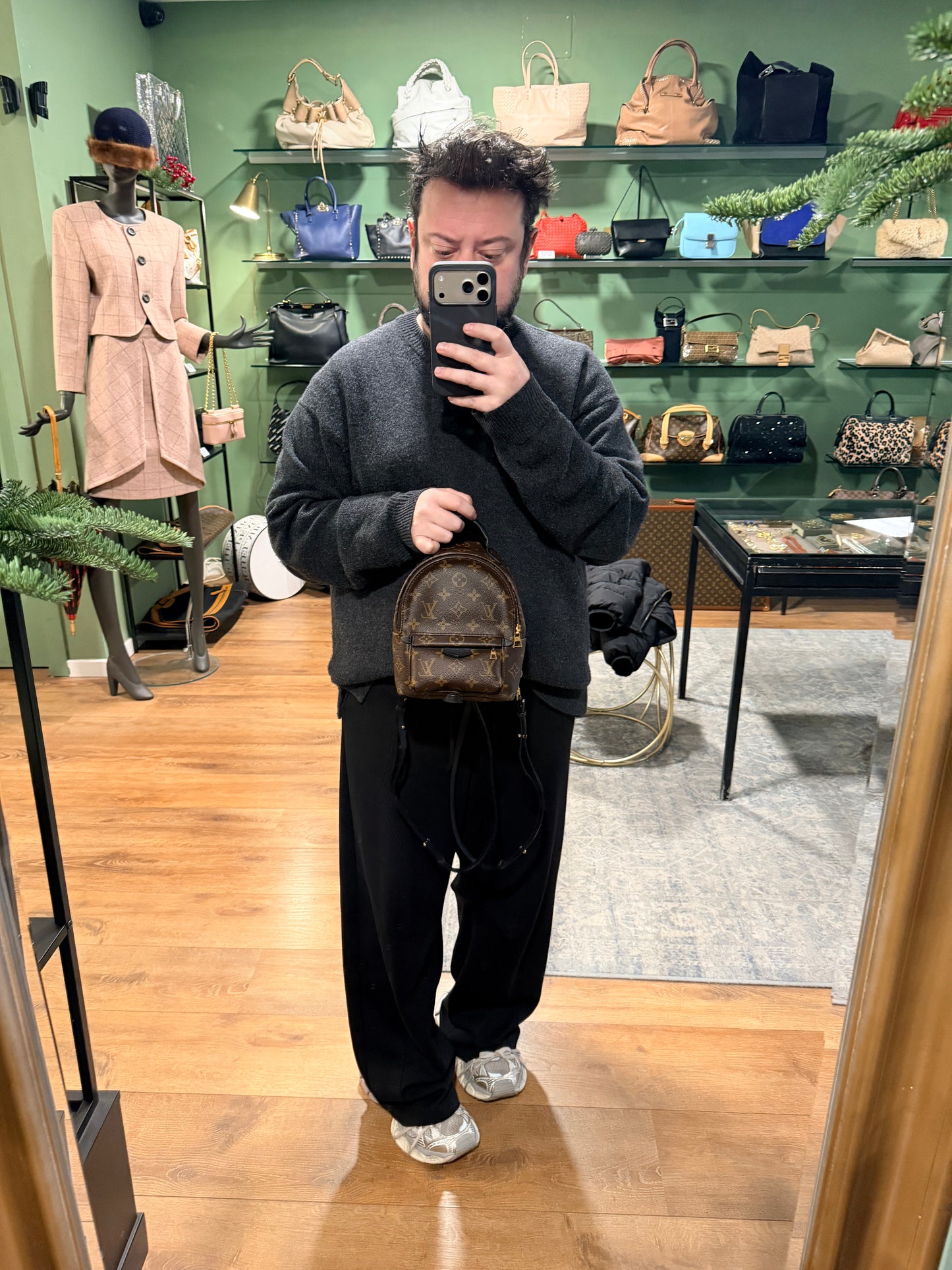 LOUIS VUITTON MONOGRAM MINI PALM SPRINGS BACKPACK