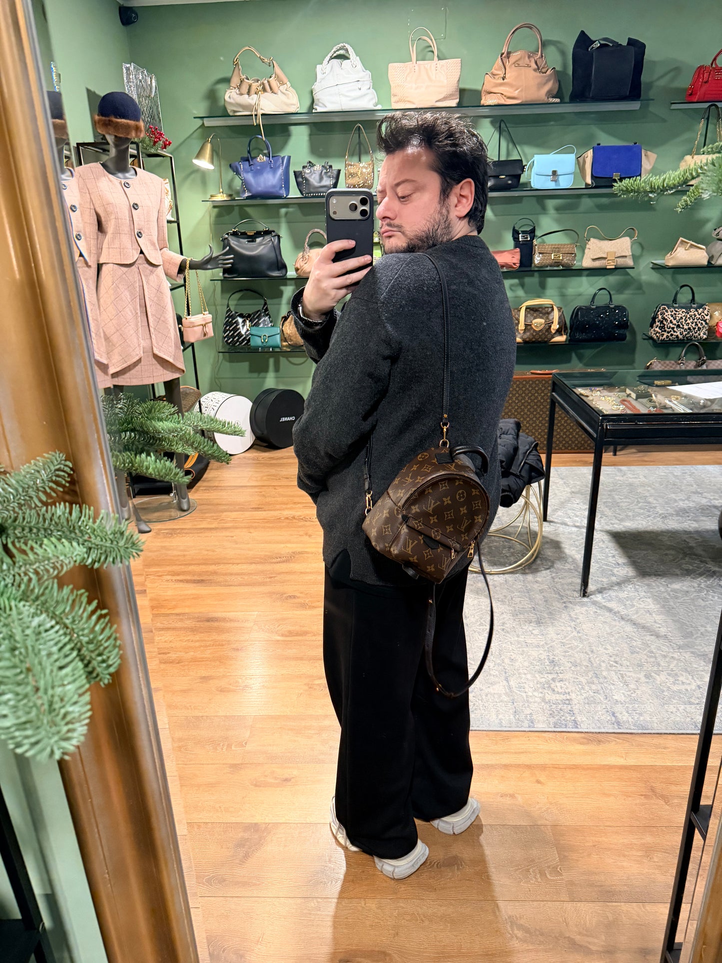 LOUIS VUITTON MONOGRAM MINI PALM SPRINGS BACKPACK