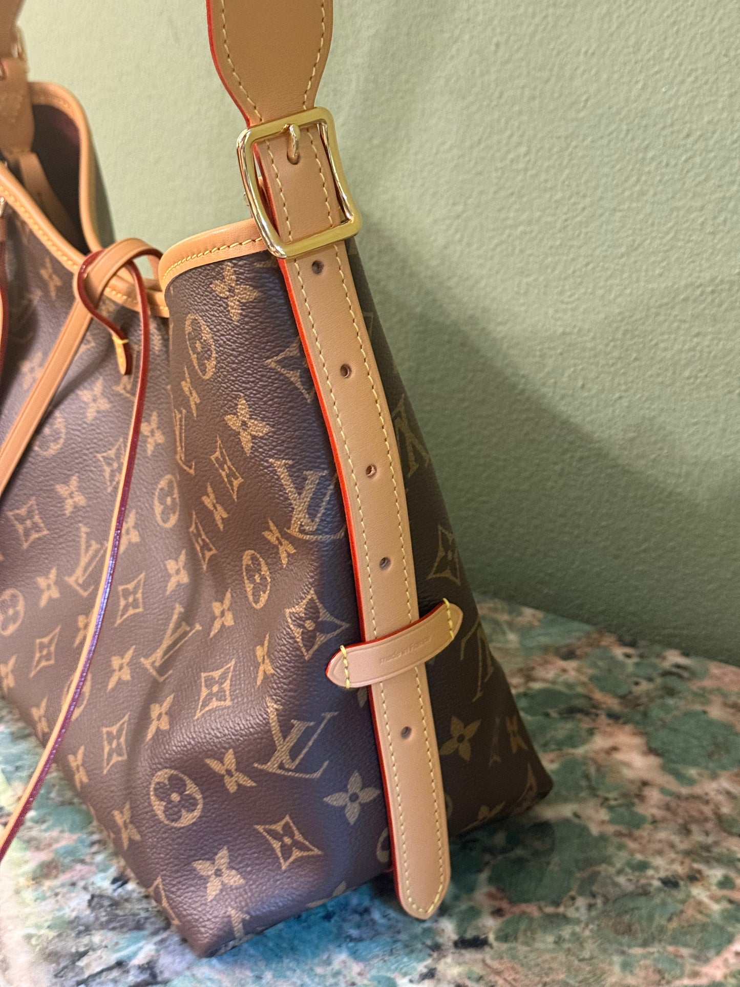 LOUIS VUITTON MONOGRAM CARRYALL PM SHOULDER BAG