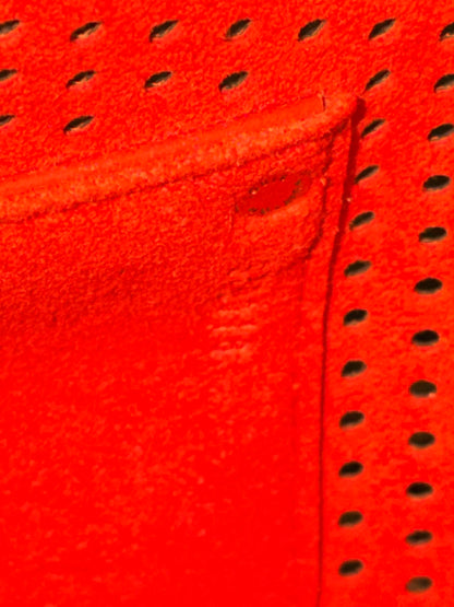 LOUIS VUITTON ORANGE MONOGRAM PERFORATED SPEEDY 30 BOSTON BAG