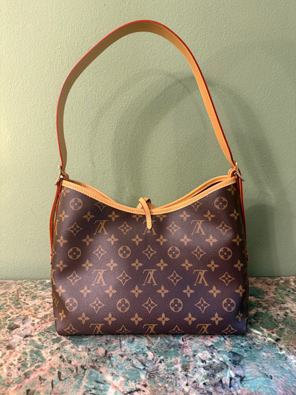 LOUIS VUITTON MONOGRAM CARRYALL PM SHOULDER BAG