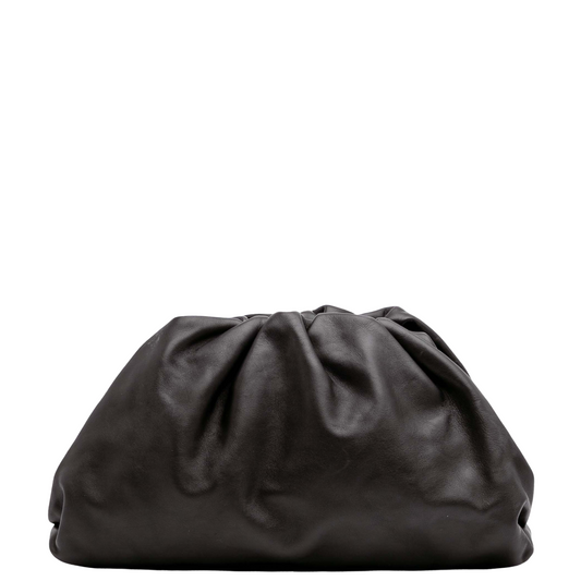 BOTTEGA VENETA BLACK POUCH HANDBAG