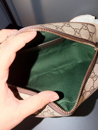 GUCCI GG SUPREME OPHIDIA CAMERA CROSSBODY BAG