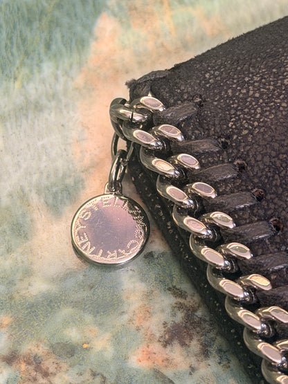 STELLA MCCARTNEY BLACK FALABELLA LONG WALLET