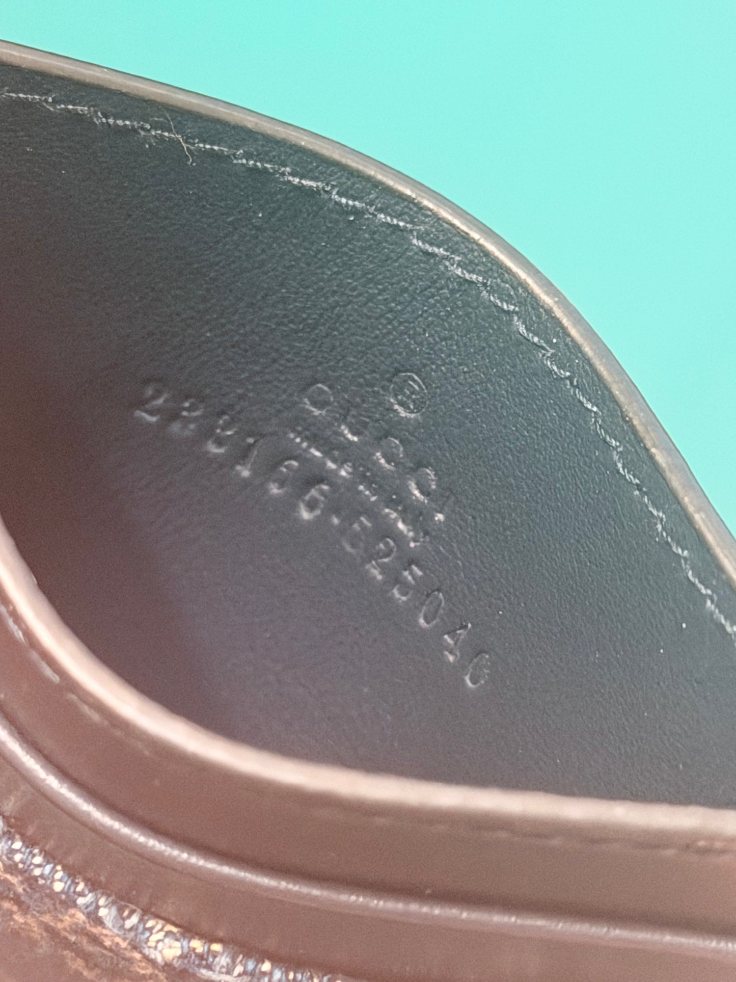 GICCI BLUE DENIM CARD HOLDER