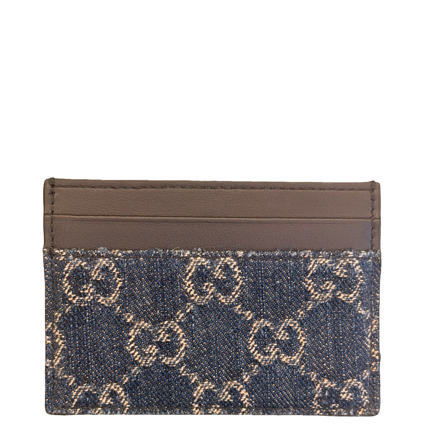 GICCI BLUE DENIM CARD HOLDER