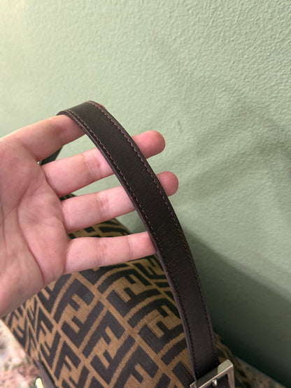 FENDI ZUCCA MAMA BAGUETTE SHOULDER BAG