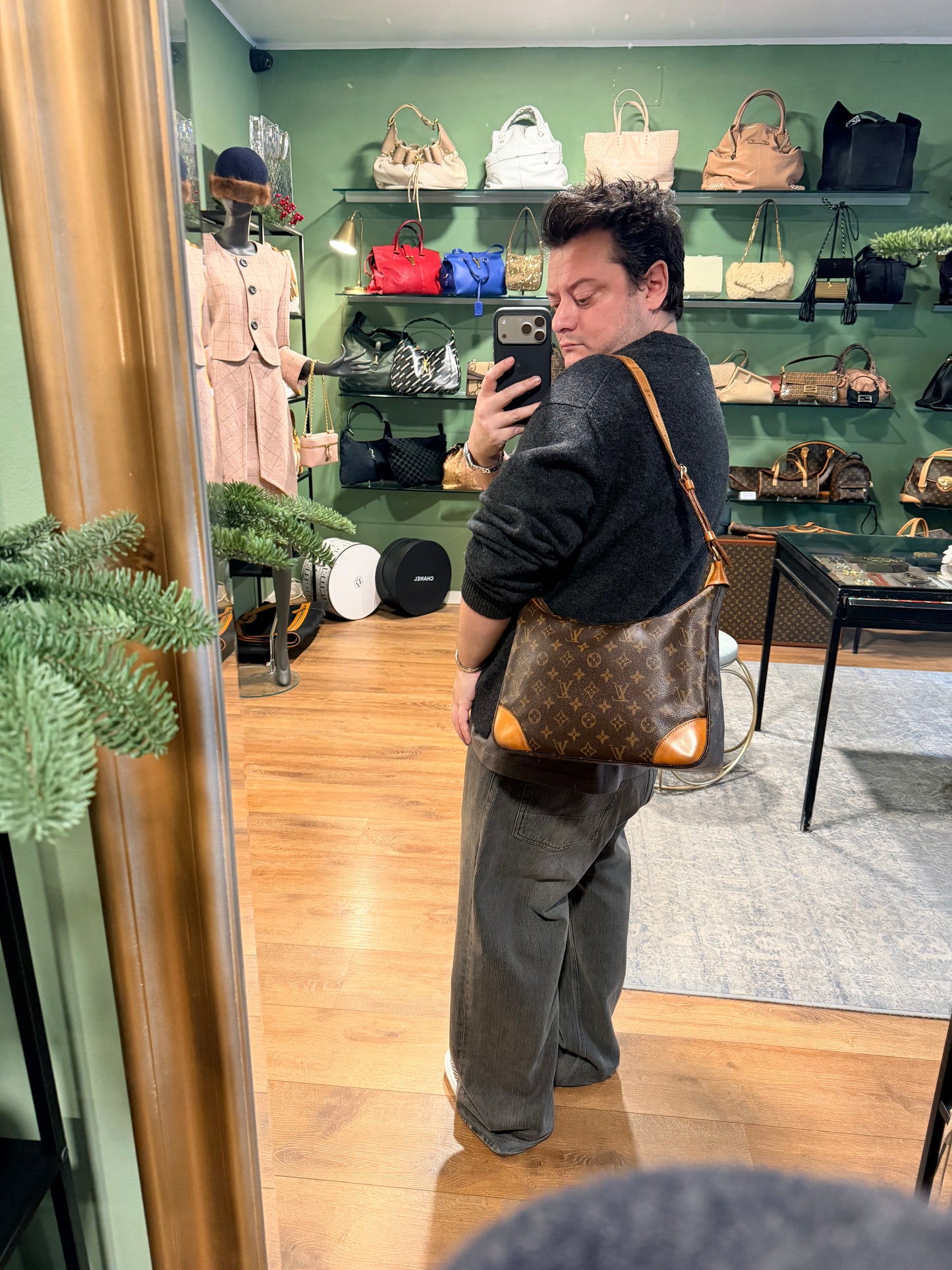 LOUIS VUITTON MONOGRAM BOULOGNE SHOULDER BAG