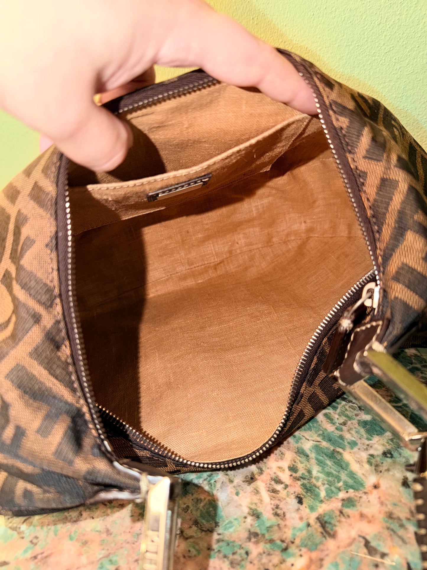 FENDI ZUCCA MEDIUM HOBO BAG