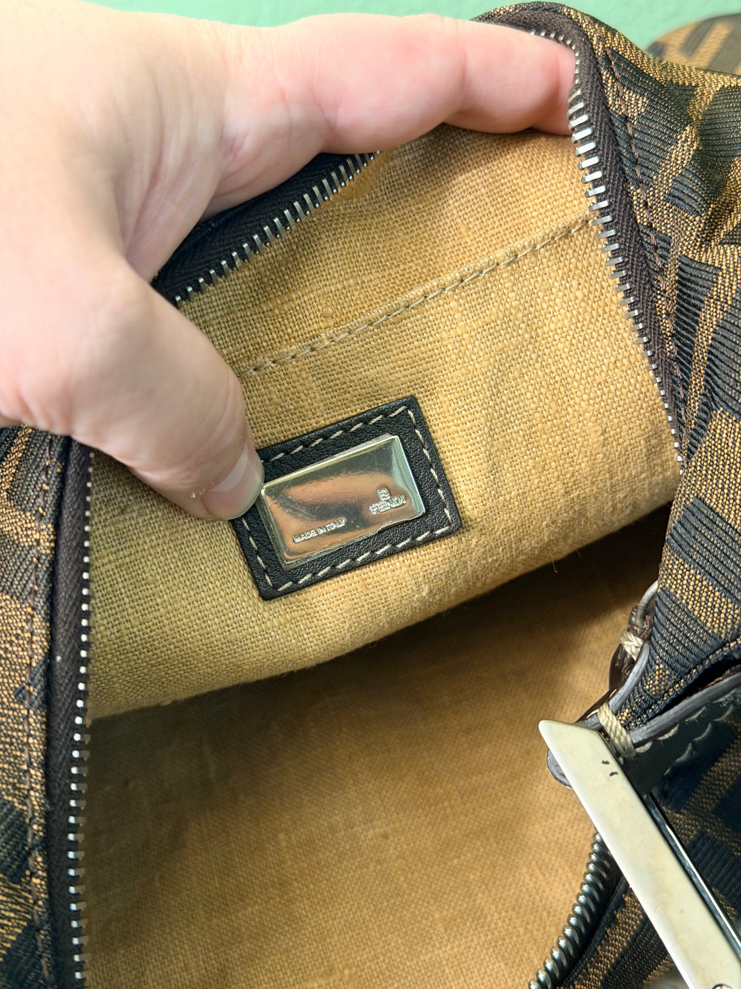 FENDI ZUCCA MEDIUM HOBO BAG
