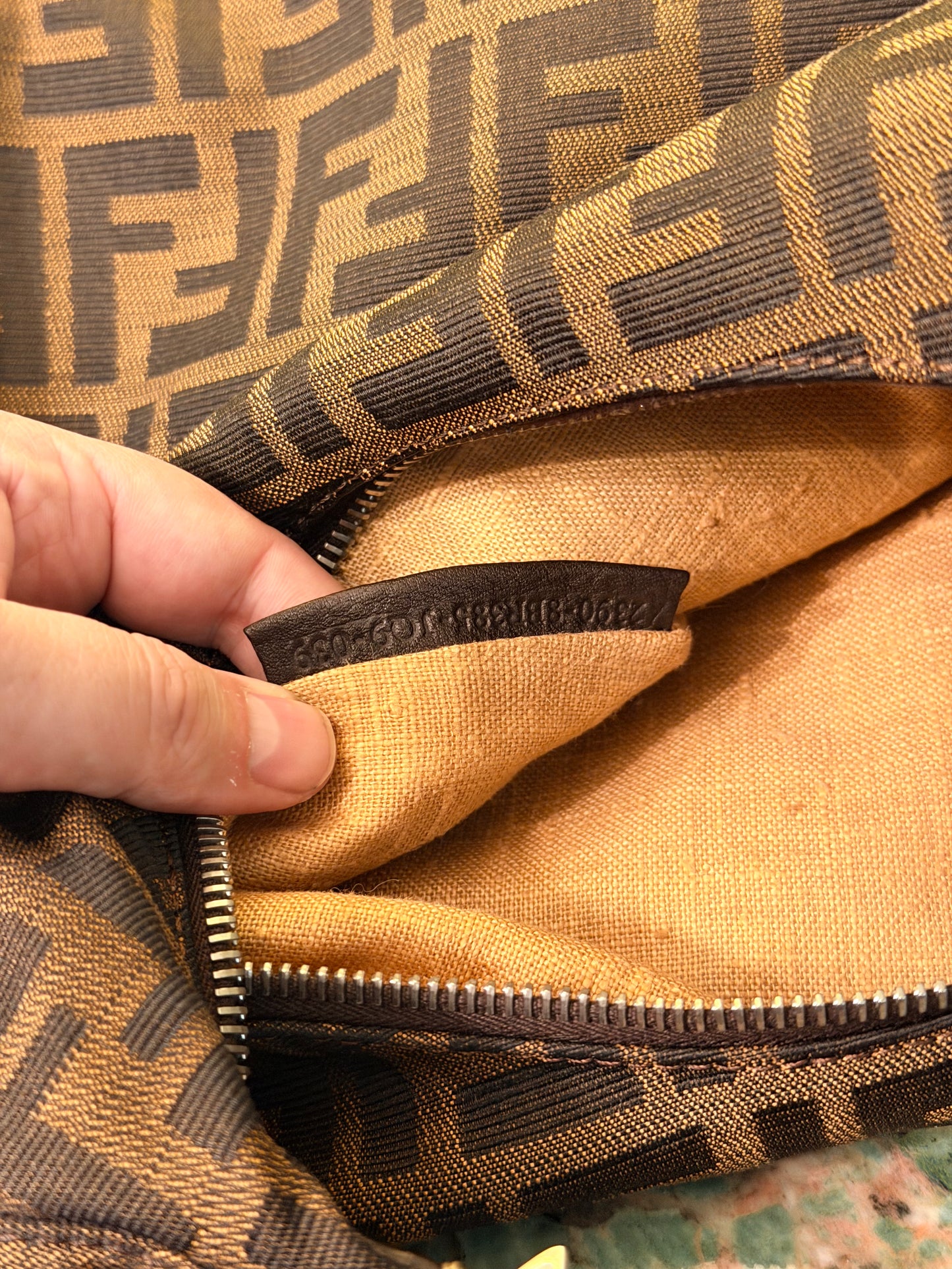 FENDI ZUCCA MEDIUM HOBO BAG