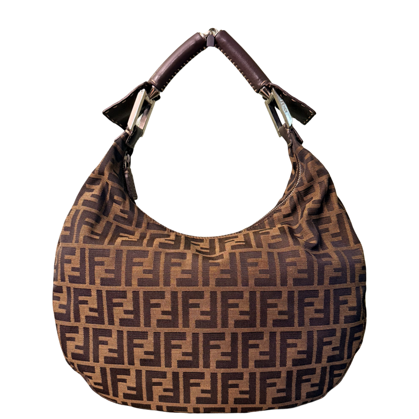 FENDI ZUCCA MEDIUM HOBO BAG