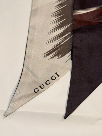 GUCCI BI COLOR SILK BANDEAU