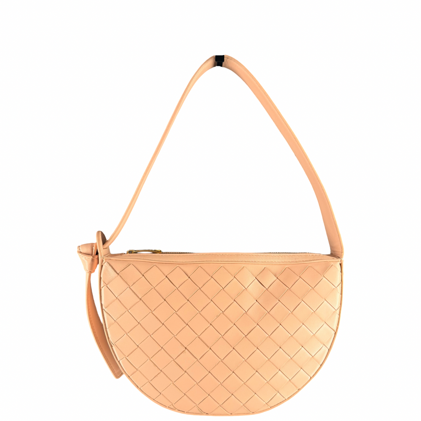 BOTTEGA VENETA POWDER PINK MINI SUNRISE SHOULDER BAG