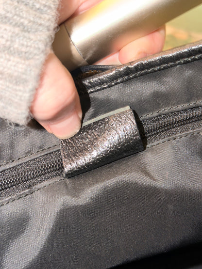 GUCCI BY TOM FORD BLACK NYLON JACKIE SHOULDER BAG