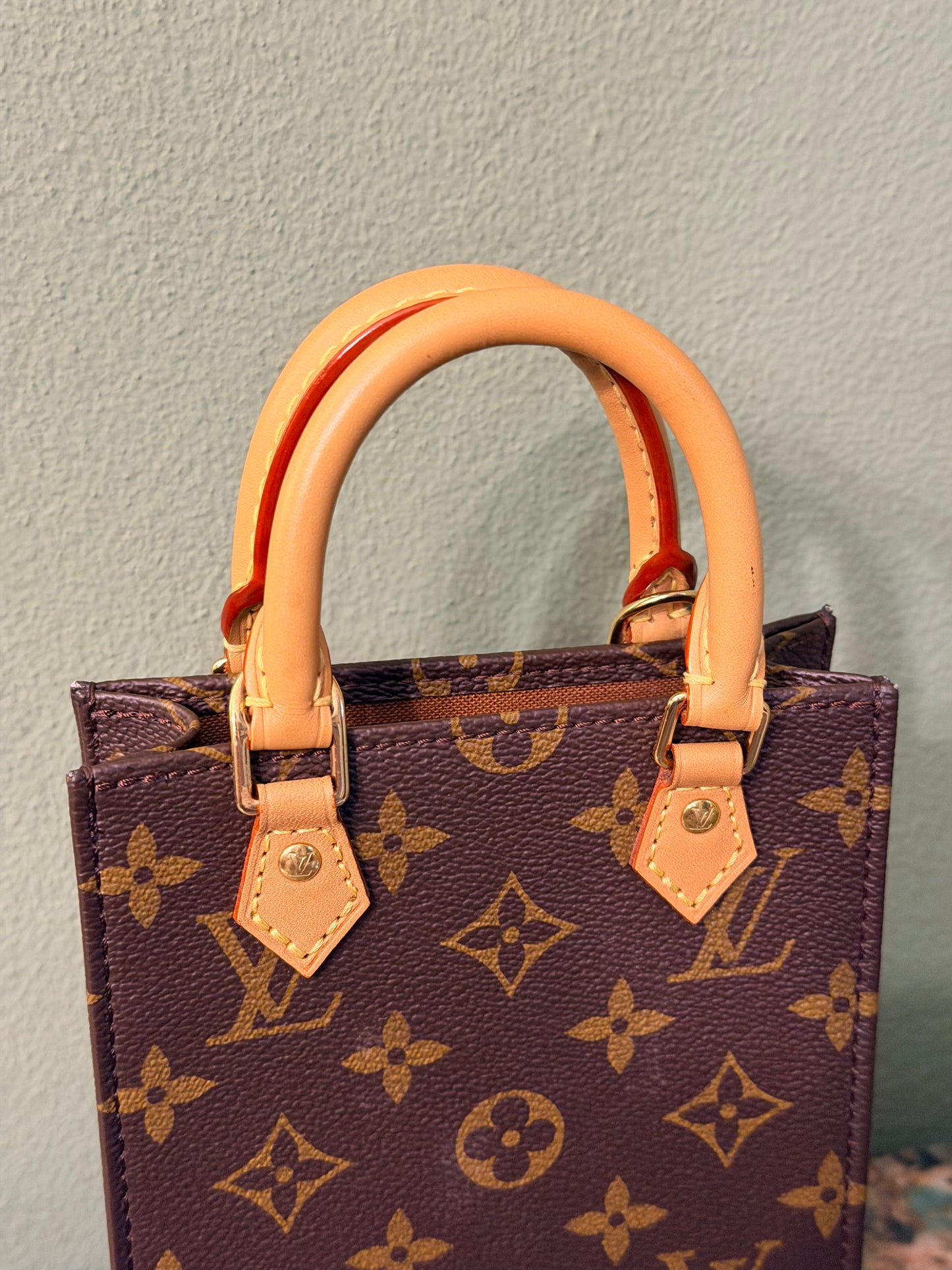 LOUIS VUITTON MONOGRAM PETIT SAC PLAT CROSSBODY BAG
