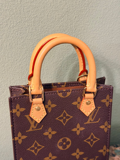 LOUIS VUITTON MONOGRAM PETIT SAC PLAT CROSSBODY BAG