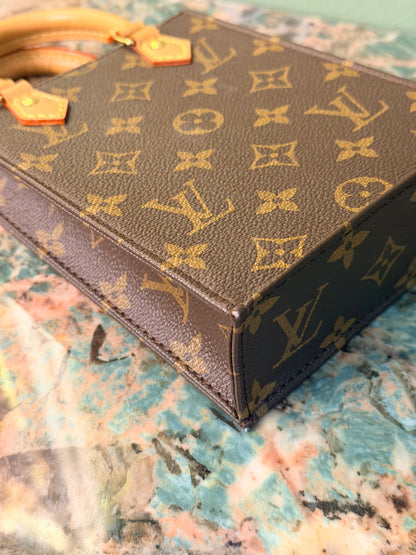 LOUIS VUITTON MONOGRAM PETIT SAC PLAT CROSSBODY BAG