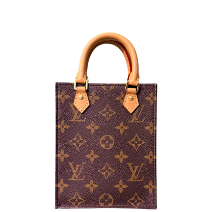 LOUIS VUITTON MONOGRAM PETIT SAC PLAT CROSSBODY BAG