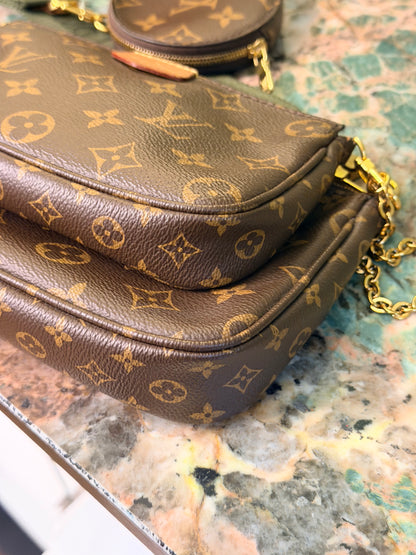 LOUIS VUITTON MONOGRAM MULTI POCHETTE ACCESSOIRES CROSSBODY BAG