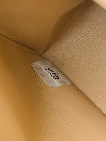 CHANEL BEIGE LAMBSKIN TIMELESS MEDIUM CLASSIC DOUBLE FLAP SHOULDER BAG