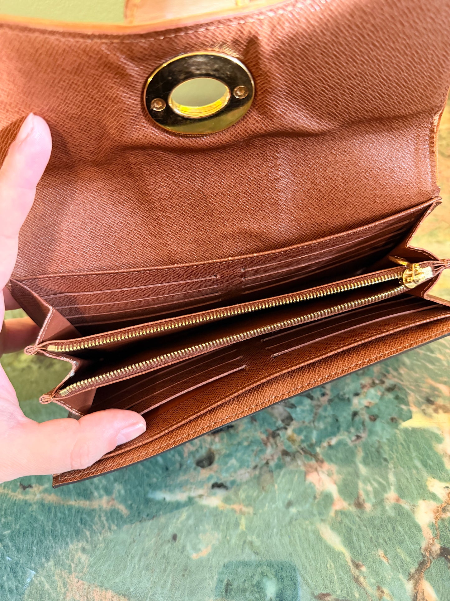 LOUIS VUITTON MONOGRAM BOETIE LONG FLAP WALLET