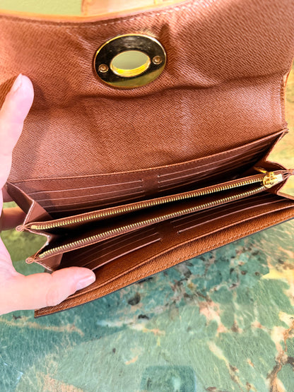 LOUIS VUITTON MONOGRAM BOETIE LONG FLAP WALLET