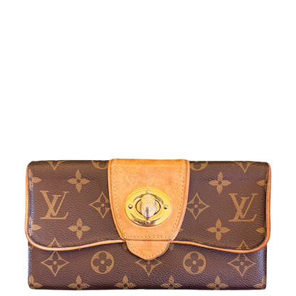 LOUIS VUITTON MONOGRAM BOETIE LONG FLAP WALLET
