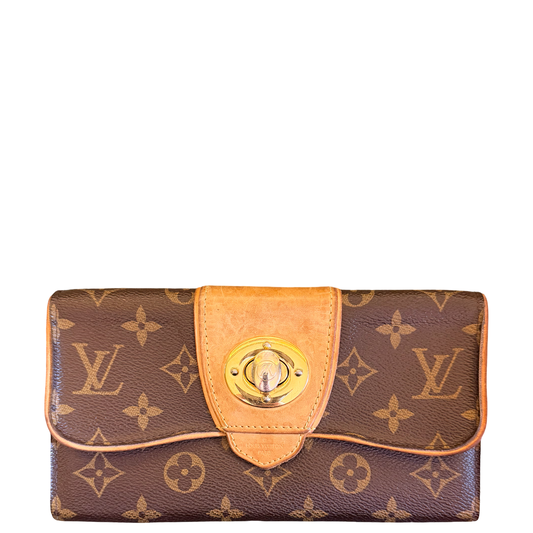 LOUIS VUITTON MONOGRAM BOETIE LONG FLAP WALLET