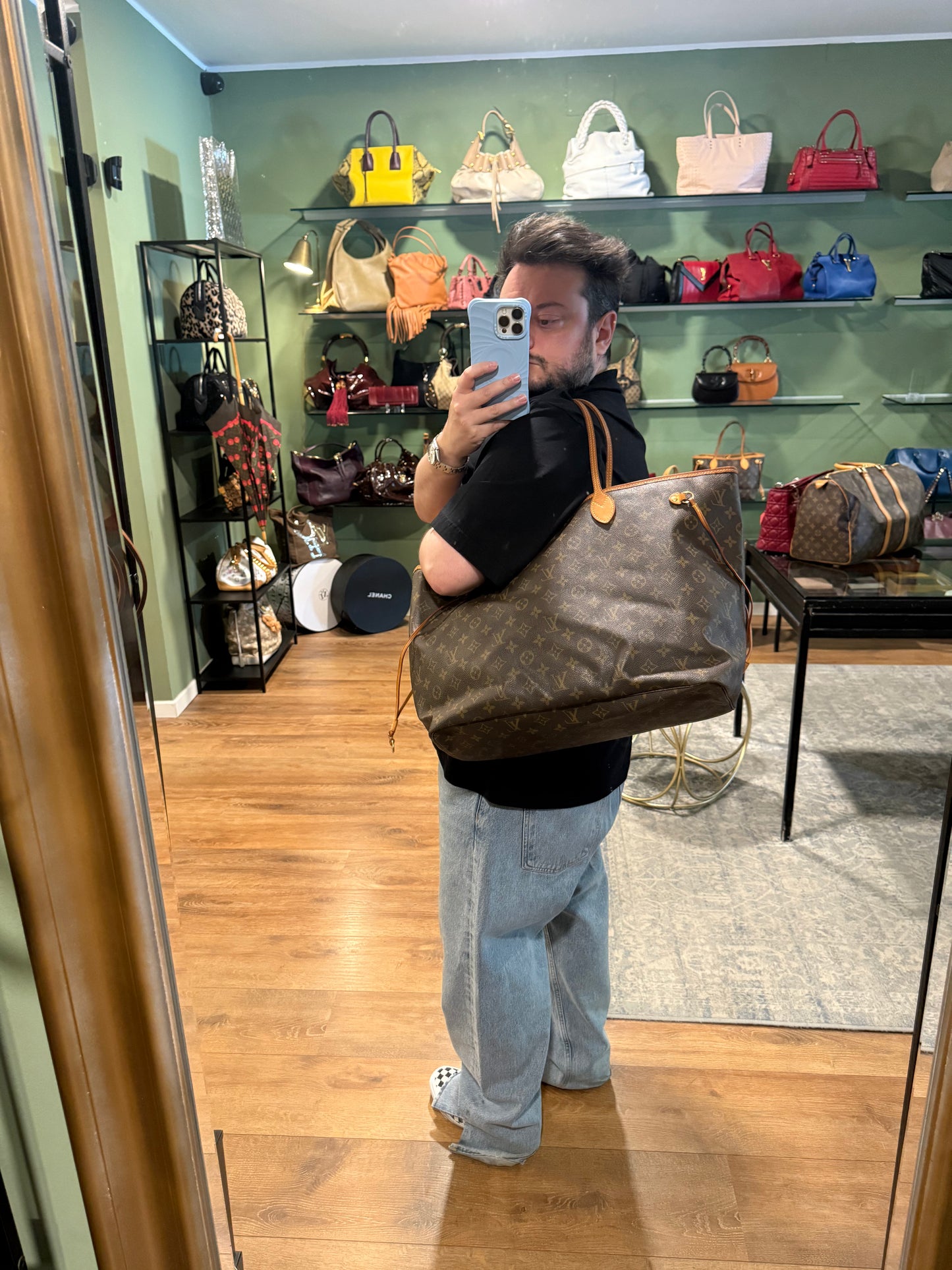 LOUIS VUITTON MONOGRAM NEVERFULL GM SHOPPING TOTE