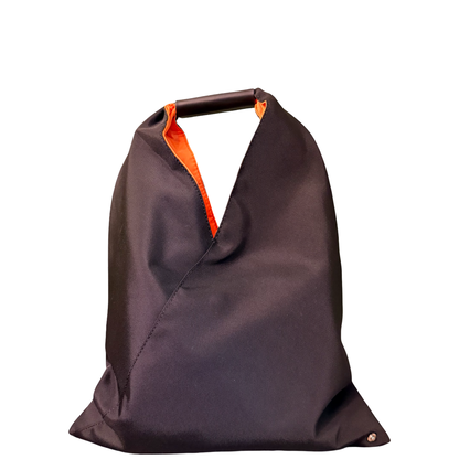 MAISON MARGIELA MM6 BLACK NYLON SMALL JAPANESE TOTE BAG