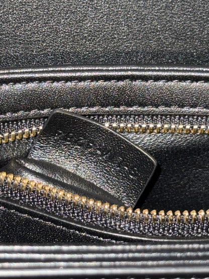CELINE BLACK TEEN TRIOMPHE CORSSBODY BAG